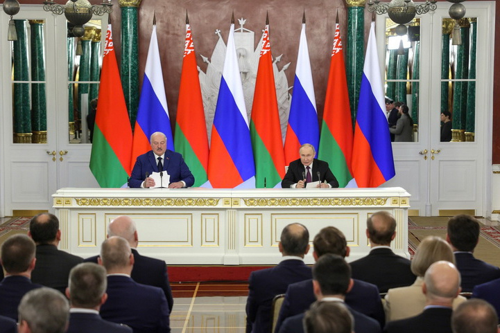 Переговоры Президентов России и Республики Беларусь