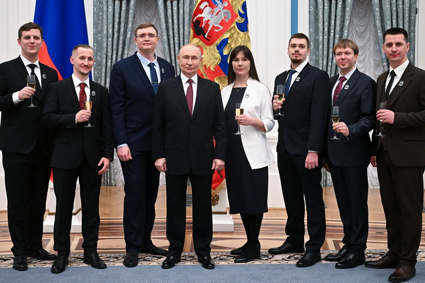 Вручение премий Президента в области науки и инноваций 