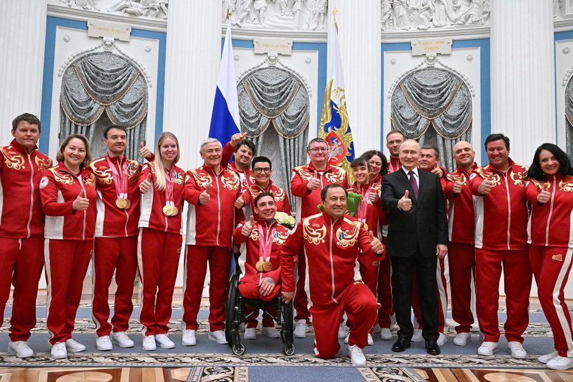 Вручение госнаград победителям и призёрам ХIV Паралимпийских зимних игр