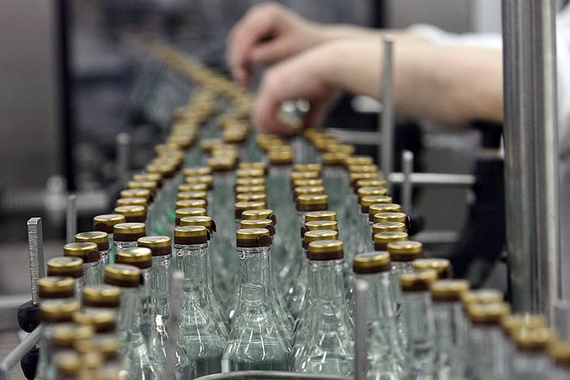 В России наблюдается рост выпуска алкоголя